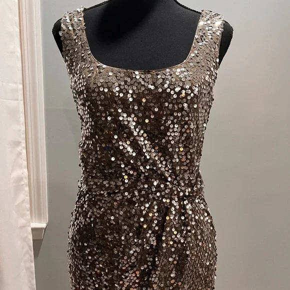 Love Reign Dresses | Love Reign Sequin Dress | Color: Cream | Size: M | Morena2531's Closet